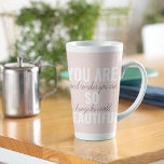 Inspiration You Are So Beautiful Positive Quote  Latte Mug<br><div class="desc">Inspiration You Are So Beautiful Positive Quote</div>