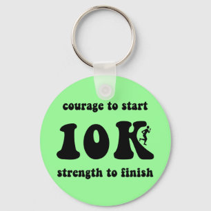 Inspirational 10K Keychain