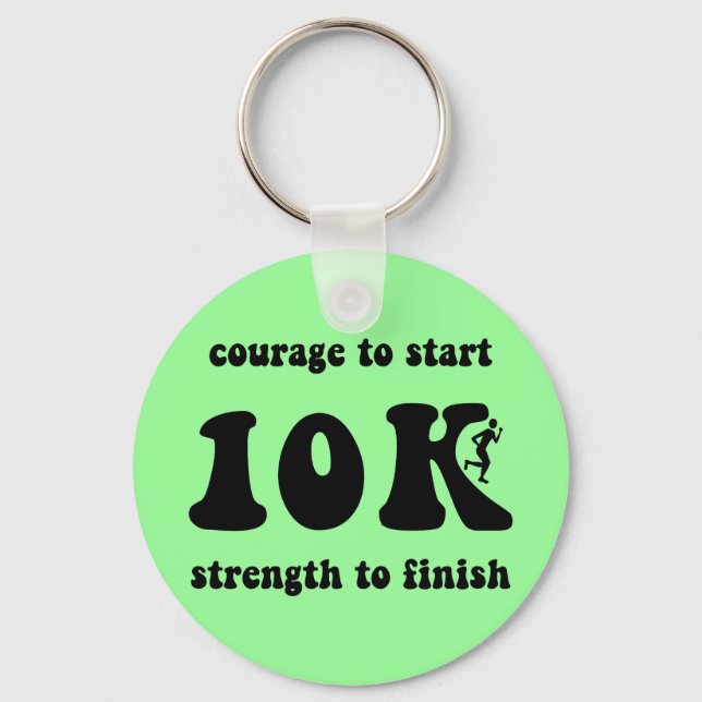 Inspirational 10K Keychain (Front)