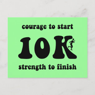Inspirational 10K Postcard