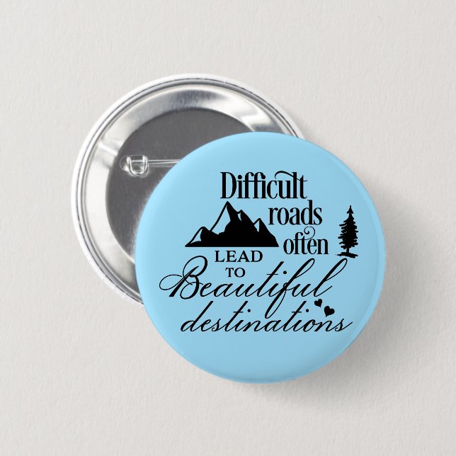 Inspirational 2 Inch Round Button (Front & Back)