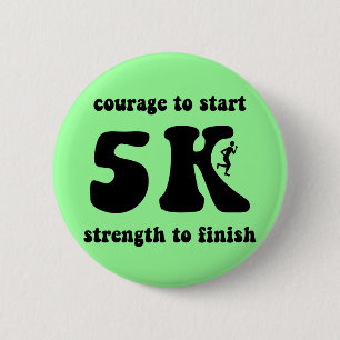 Inspirational 5K 2 Inch Round Button