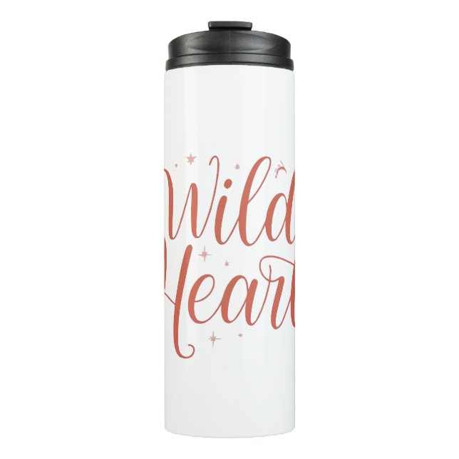 Inspirational Adventurous Soul Message Thermal Tumbler (Front)