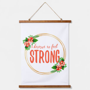 inspirational affirmations for life and self love  hanging tapestry