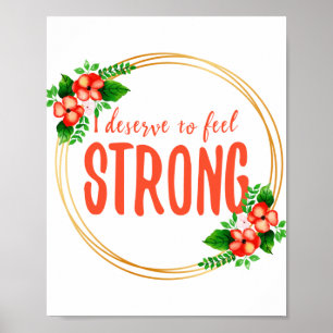 inspirational affirmations for life and self love poster