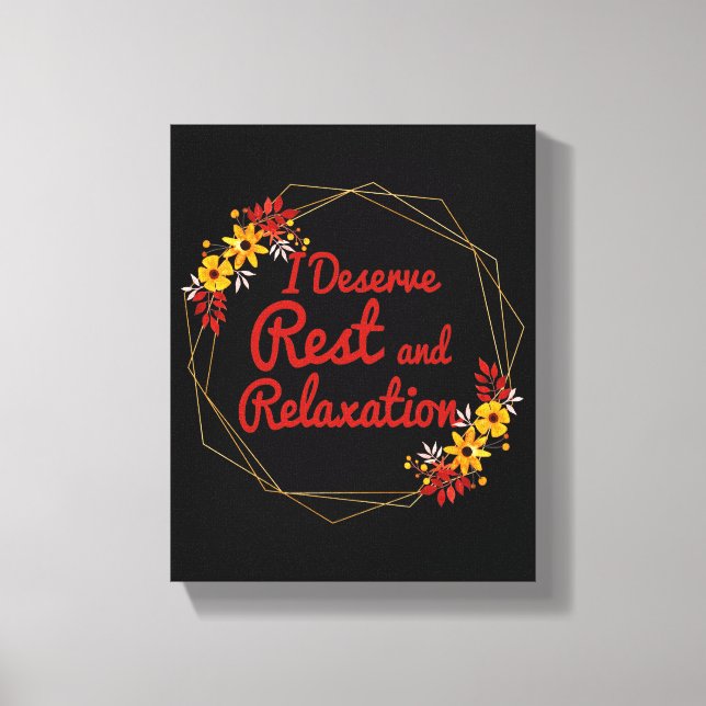 inspirational affirmations for self acceptance canvas print (Front)