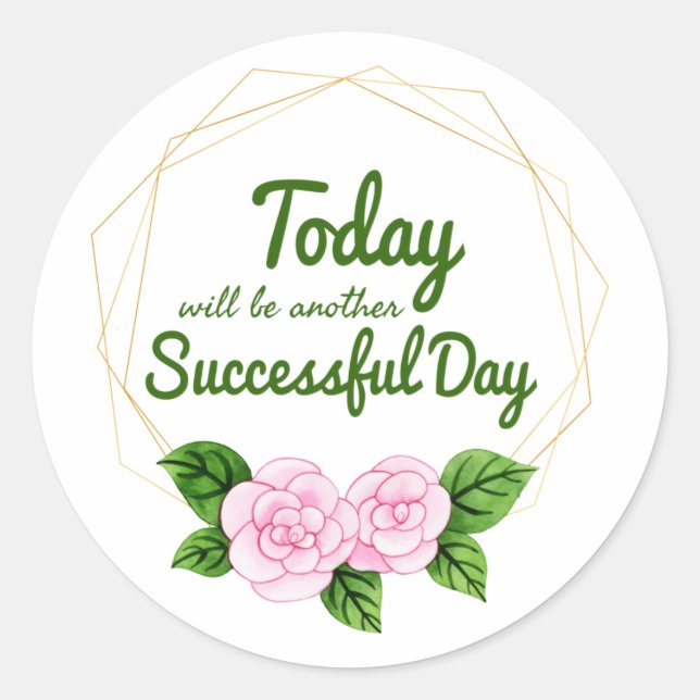 inspirational affirmations for self care,self love classic round sticker (Front)