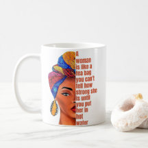 Inspirational African American Woman With Quote