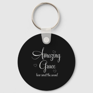 Inspirational, Amazing Grace . Faith Tee Keychain