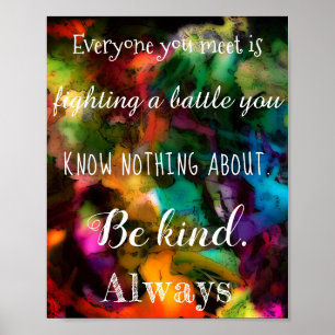 Inspirational and Motivational Abstract Poster