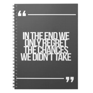 Inspirational and motivational quote notebook