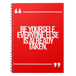 Inspirational and motivational quotes notebook