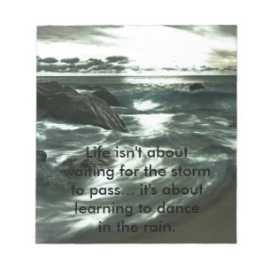 Inspirational and motivational quotes notepad