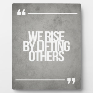 Inspirational and motivational quotes plaque