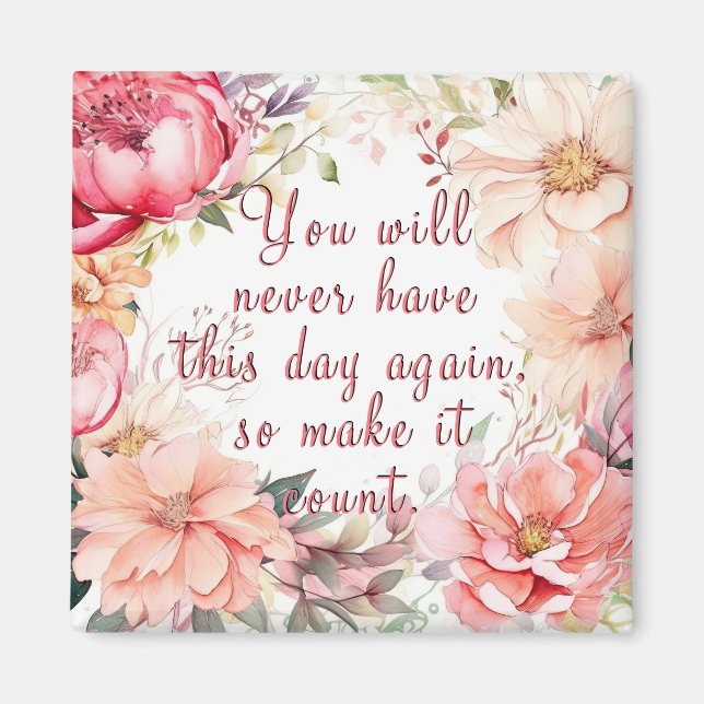 Inspirational and Motivational Words Magnet (Front)