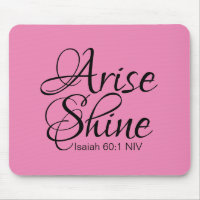 Inspirational Arise and Shine Success Bible Verse 