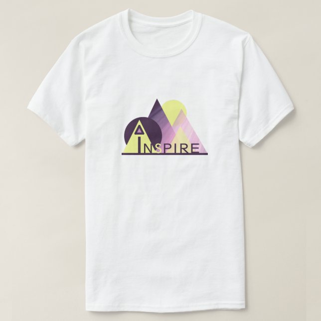 Inspirational Art "Inspire" Men's T-Shirt (Design Front)