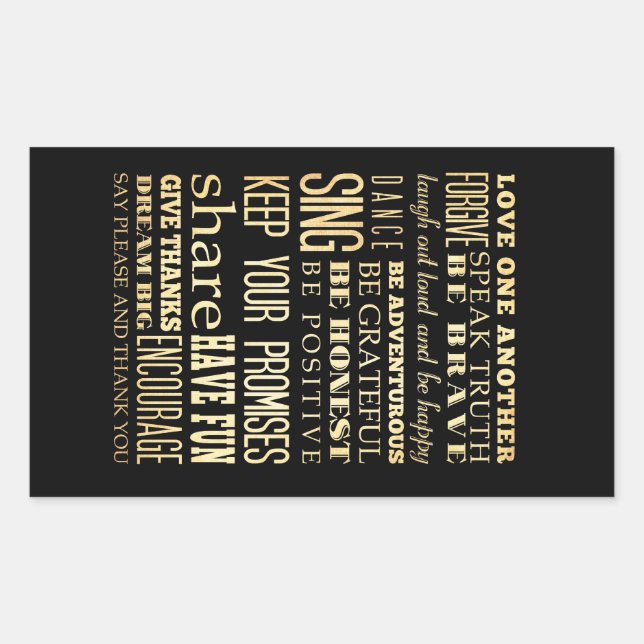 Inspirational Art - Love One Another. Sticker (Front)