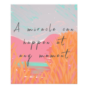 Inspirational Art Miracle Message Photo Print