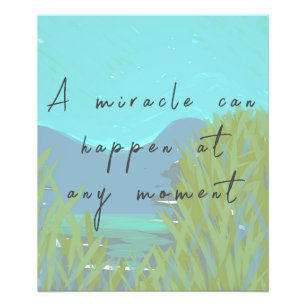 Inspirational Art Miracle Message Photo Print