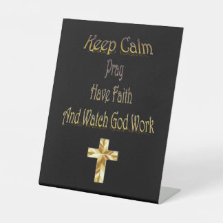 Inspirational Art Pedestal Sign