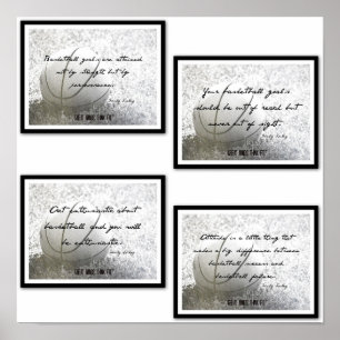 Inspirational Basketball Quotes Poster 9-12