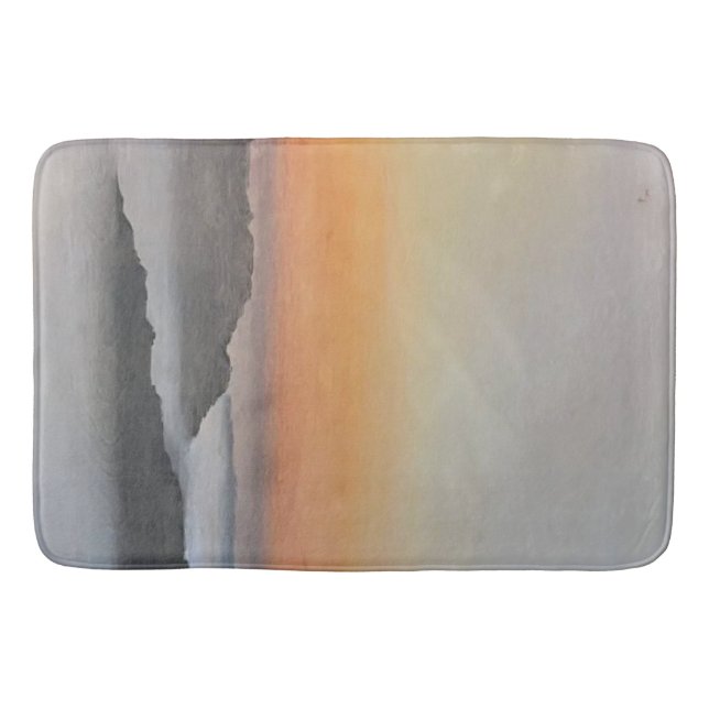 Inspirational Bath Mat | Ice Storm Sunrise (Front)