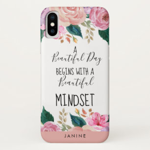 Inspirational Beautiful Mindset Quote Personalized Case-Mate iPhone Case