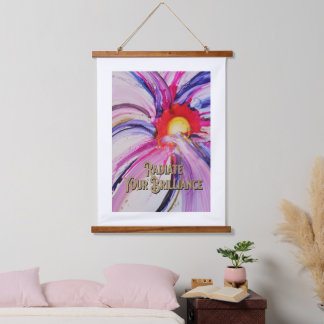 Inspirational, Beauty,  Bright, Handmade, Cheerful Hanging Tapestry