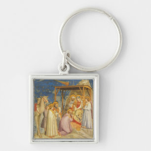Inspirational-Bible Blessing Fine Painting  Jesus Keychain