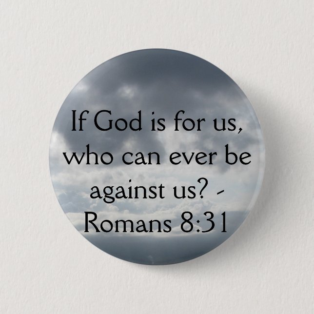 Inspirational Bible Verse 2 Inch Round Button (Front)