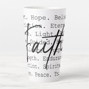 Inspirational Bible Verse/Saved By His Grace Latte Mug