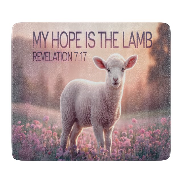 Inspirational Bible Verse/Scripture Cutting Board (Front)