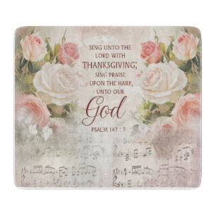Inspirational Bible Verse/Scripture Cutting Board