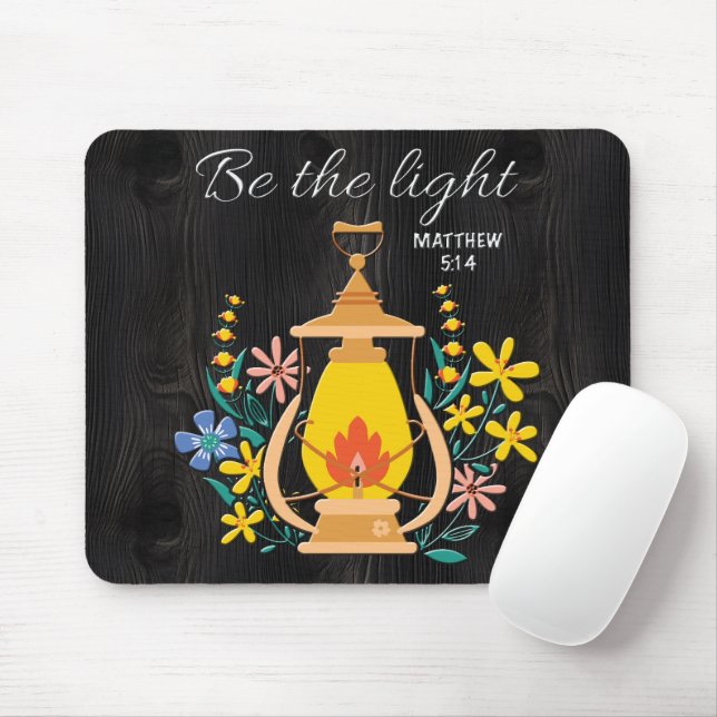 Inspirational Bible Verse/Scripture Mousepad (With Mouse)
