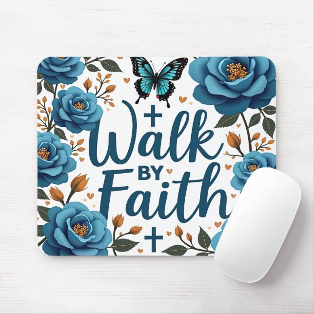 Inspirational Bible Verse/Scripture Mousepad (With Mouse)