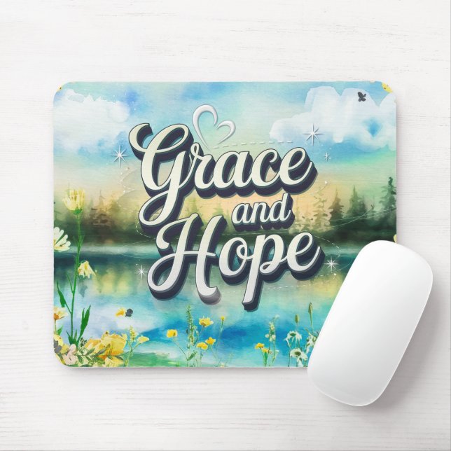 Inspirational Bible Verse/Scripture Mousepad (With Mouse)