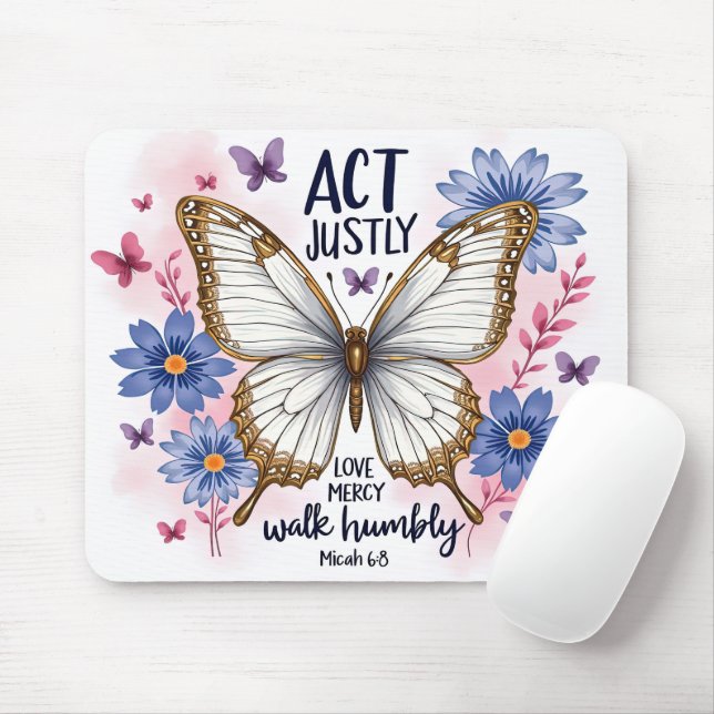 Inspirational Bible Verse/Scripture Mousepad (With Mouse)