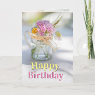 Inspirational Birthday, Blessing and Bible Verse Card