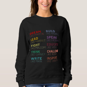 Inspirational Black History Leaders Sweatshirt
