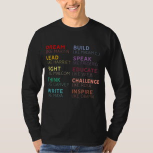 Inspirational Black History Leaders T-Shirt
