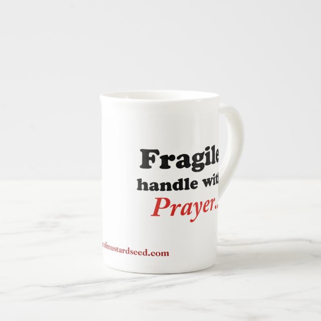 Inspirational Bone China Mug (Front Right)