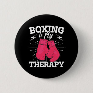 Inspirational Boxing Graphic For Martial Arts Fans 2 Inch Round Button