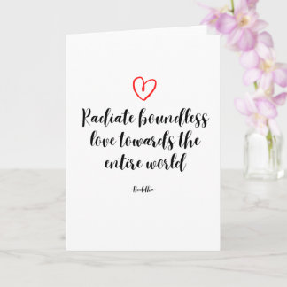 Inspirational Buddha Quote Card