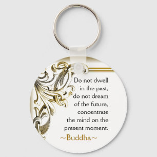 Inspirational Buddha Quote Keychain