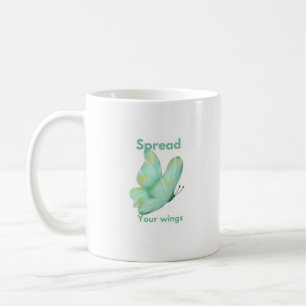Inspirational Butterfly Mug – Spread Your Wings Mo