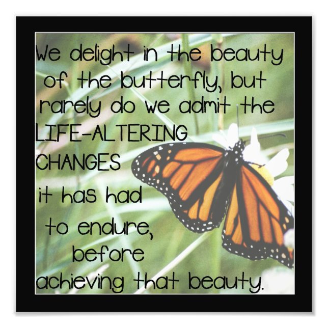 Inspirational Butterfly Print (Front)