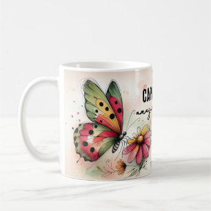 Inspirational Butterfly Quote Coffee Mug
