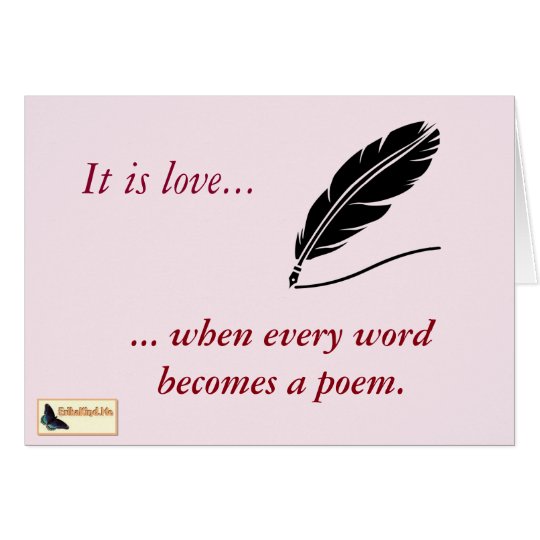 Inspirational Card - Love