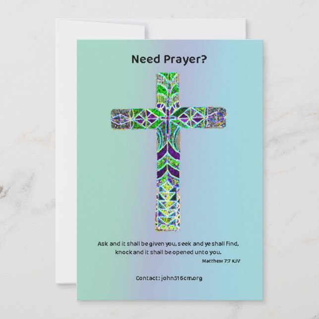 Inspirational Card of Hope (Front)